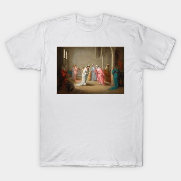 A Visit, A Harem Interior by Henriette Browne T-Shirt by Classic Art Stall